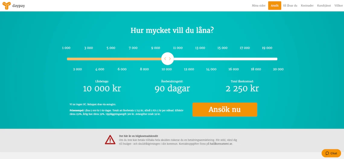 Daypay hemsida