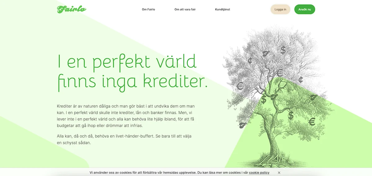 Fairlo hemsida