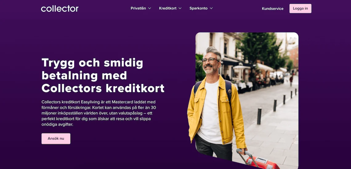 Collector Easyliving hemsida